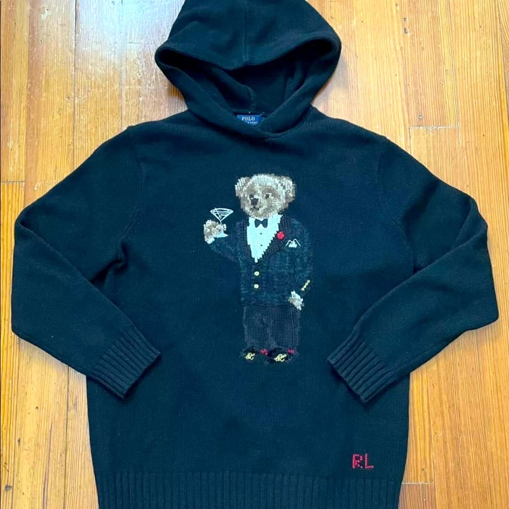 POLO / MARTINI BEAR / CASHMERE & WOOL HOODIE
